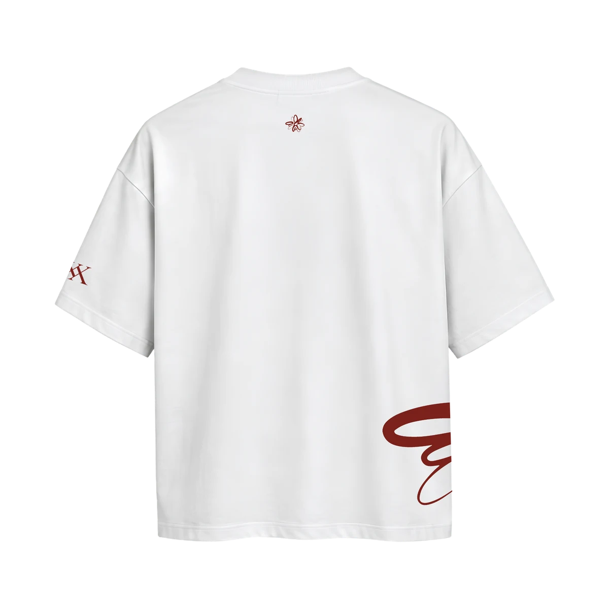 Franela Coffee Club RCx, color Blanco, vista trasera